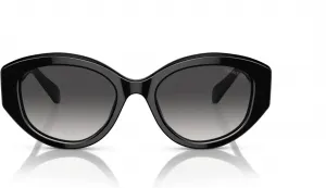 Женские солнцезащитные очки Swarovski SK6005 «Кошачий глаз», Black/Grey Gradient