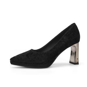 Туфли на высоком каблуке 8 см, женские Zubumei, Black