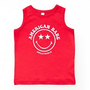 Футболка-майка Smileyworld American Babe The Juniper Shop, Red