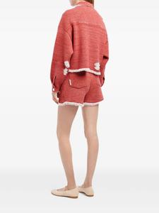 Barrie джинсовая куртка с бахромой, красный