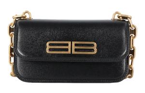 Женская кожаная сумка Gossip XS через плечо черная Balenciaga