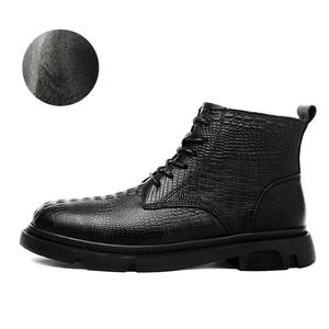 Wen Nai Короткие мужские ботинки Martin, черные