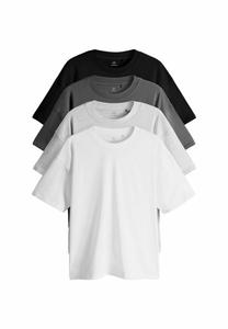 Футболка THE SET 4 PACK SHORT SLEEVE , Black Grey White/Grey