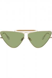 Кошачий глаз солнцезащитные очки Marni, золотой