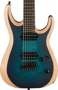 Электрогитара Jackson Pro Plus Series Dinky MDK7P 7-струнная, накладка из эбенового дерева, отделка Chlorine Burst