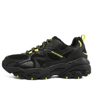 Кроссовки dlites sneakers 'black yellow' Skechers, черный
