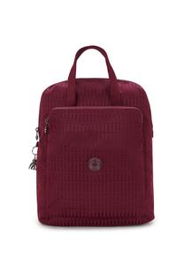 Рюкзак Kipling KAZUKI EJ, Maroon Tile Jacquard/Dark Red