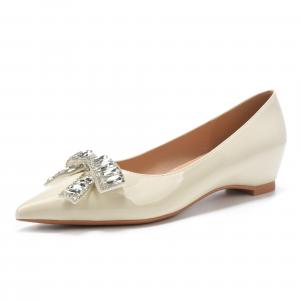 Повседневные туфли 3CM женские Beijiani, Ecru