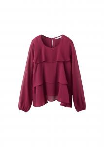 MANGO TEEN Блузка 'Cova' в цвете Berry