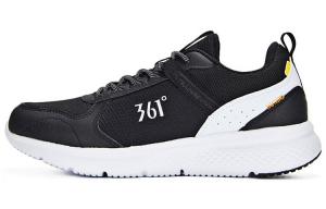 Мужские кроссовки Lifestyle с низким верхом, черного/белого цвета 361°