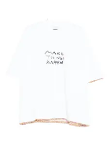 Футболка «Заставь вещи случиться» Bonsai, белый