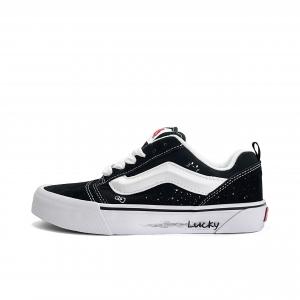Vans Knu Skool Miiow устойчивые к истиранию низкие кроссовки для скейтбординга Unisex черный белый