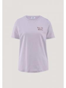 Футболка пастельно-лавандового цвета Hessnatur