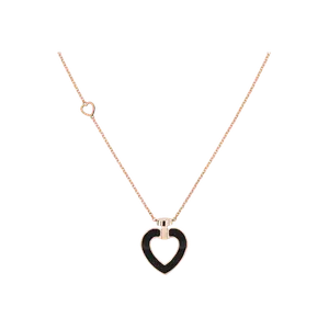 Колье Fred из розового золота с бриллиантами, ониксом и перламутром