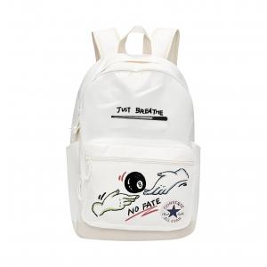 Converse Полиэстеровый рюкзак обычный унисекс белый, Black Eight Rolling