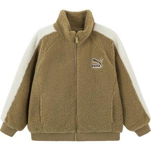 PUMA Детская куртка T7 Sportstyle Collection Sherpa Fleece Sand Khaki