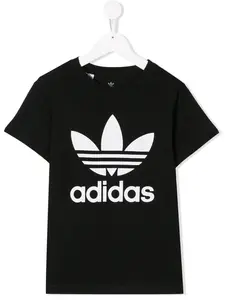 Футболка с логотипом Adidas Kids, черный