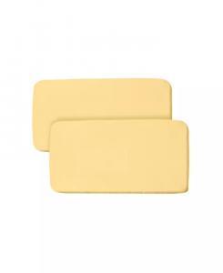 Дышащая детская универсальная простыня и водонепроницаемый чехол для матраса для люльки размером 33 x 15 дюймов (2 шт.) Breathablebaby, желтый