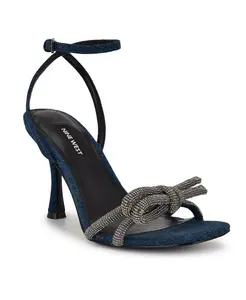 Женские босоножки Ivid с квадратным носком и сужающимся каблуком Nine West, синий