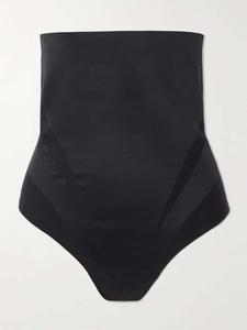 Бесшовные эластичные стринги Spanxsculpt с высокой талией Spanx, черный