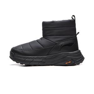 LINING Zhong Rong LITE устойчивые к истиранию амортизирующие нескользящие короткие снежные ботинки women's black