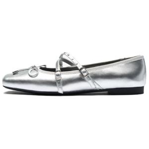 Женские туфли Мэри Джейн из овчины Le Saunda, moonсветлый серебро svk (6t)