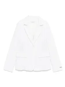 Пиджак в тонкую полоску Monnalisa, белый