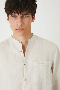 Льняная рубашка Medicine, бежевый
