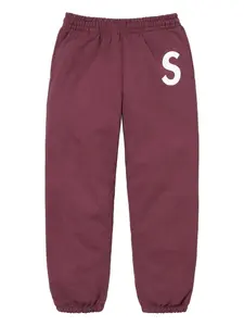 Спортивные брюки с логотипом Supreme, красный