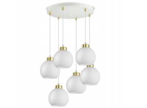 Подвесной светильник в форме шара Kiki Design VI, количество языков пламени: 6