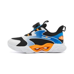 QIAODAN Детские кроссовки с низким верхом, устойчивые к износу и противоскользящие кроссовки, цвет черный, синий, для детей 3–7 лет