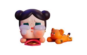 Тигр прыгает в новый год коллекция IP мистические коробки одиночная мистическая коробка/полная коробка 15 шт POP MART