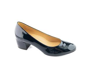 Женские туфли-лодочки Broad St 20 из натуральной кожи Marc Joseph New York, Navy soft patent