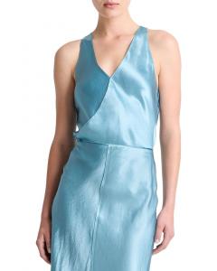 Майка Vince Crossover с V-образным вырезом, синий