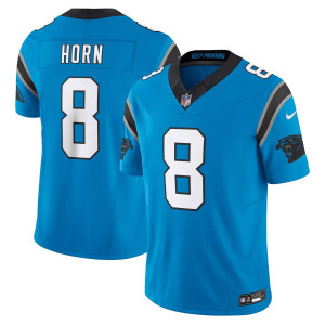 Мужская синяя футболка Jaycee Horn Carolina Panthers Vapor FUSE Limited Nike