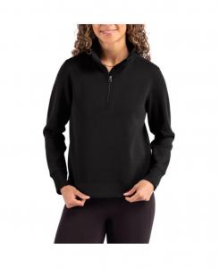 Женская универсальная толстовка Roam Epic Versatility из переработанных материалов с застежкой-молнией до середины груди Cutter & Buck, Black