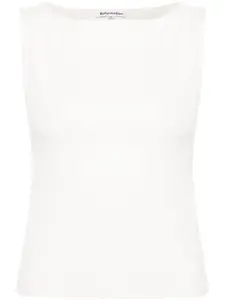 Топ Dusk с вырезом-лодочкой Reformation, белый