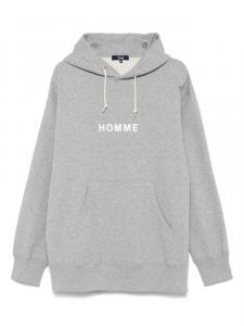 Худи с логотипом Comme des Garçons Homme, серый
