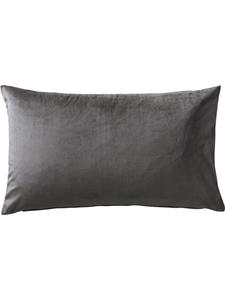 Redbest  Бархатная наволочка Kingsville серого цвета