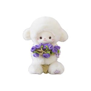 Small bubble Милые и мягкие розовые плюшевые ягнята высотой 30 см