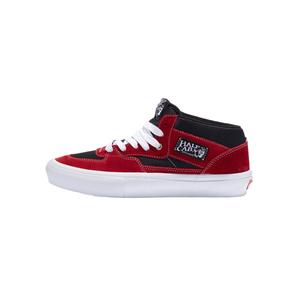 Vans SKATE CLASSICS Износостойкие кроссовки для скейтбординга средней высоты унисекс красного и черного цвета
