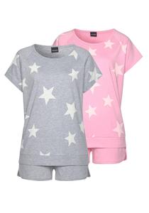 Пижама ARIZONA Short Pajama Set, цвет grey/rose