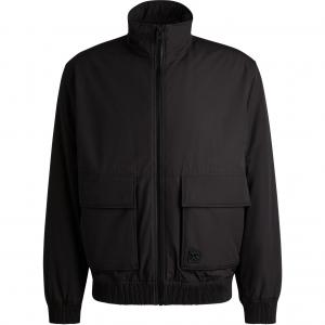 Стеганая куртка-бомбер Hugo Hugo Boss, черный