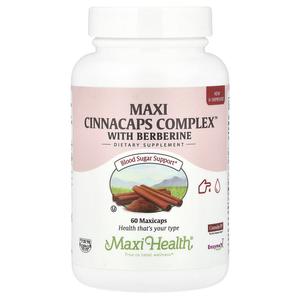 Maxi Health, Maxi Cinnacaps Complex  с берберином, 60 капсул