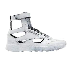 Кроссовки Reebok Maison Margiela x Classic Leather Tabi High 'Handpainted - Bianchetto' Sample, белый