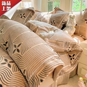 LUOLAI HOME Комплект постельного белья, 150 см, 4 предмета