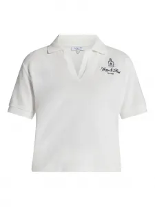 Поло с вышивкой логотипа Sporty & Rich, белый