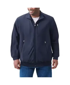 Большая и высокая куртка-флис с молнией на всю длину Kingsize, синий