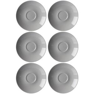 Блюдце Кофейные блюдца Doppio ø 16 см, набор из 6 шт. Ritzenhoff & Breker, серый