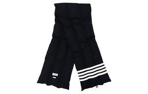 THOM BROWNE Вязаный шарф для мужчин черный